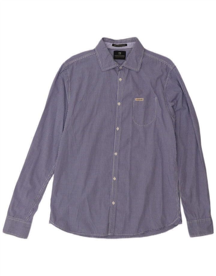 Scotch & Soda muška košulja Large Blue Gingham
