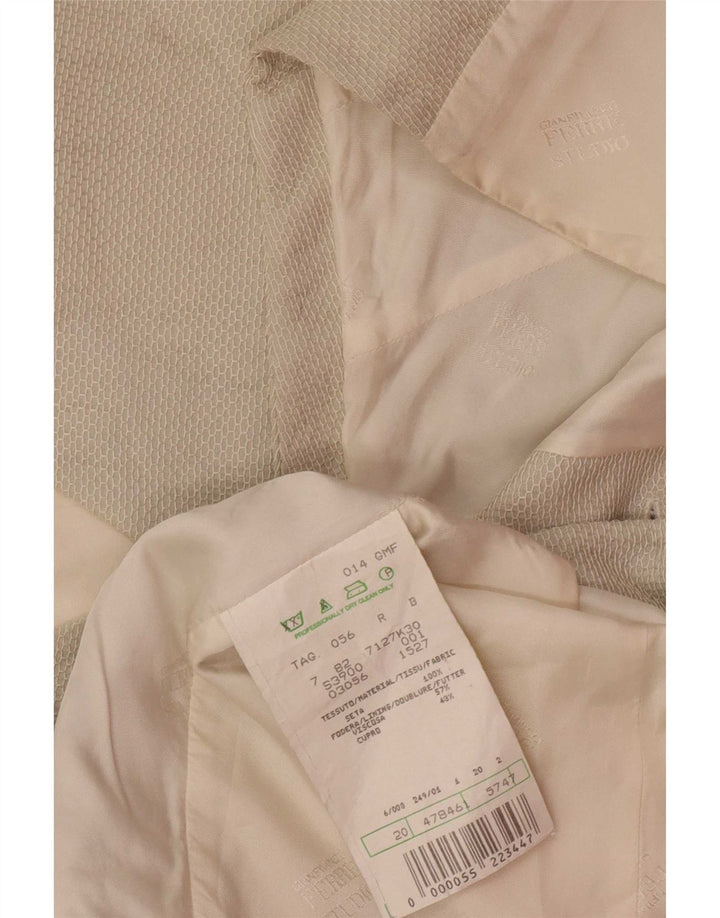 Vintage muški prsluk IT 56 2XL siva svila