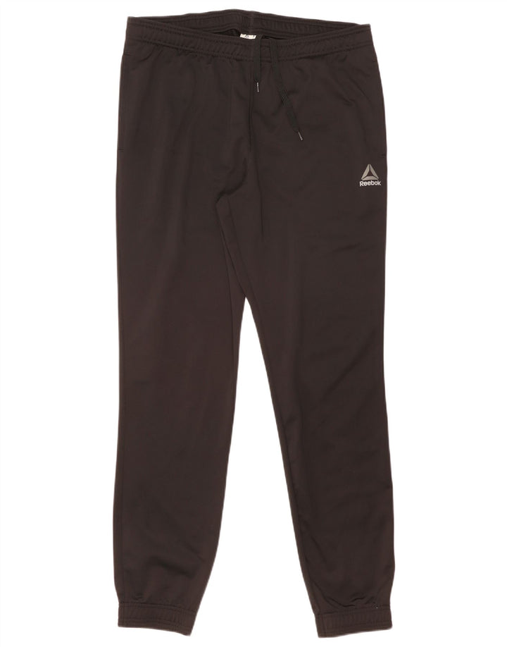 Reebok muška trenirka hlače Joggers veliki crni poliester