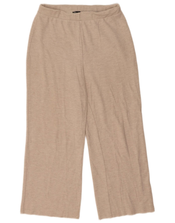 Zara ženske hlače za trenirku UK 14 Large Beige Poliester