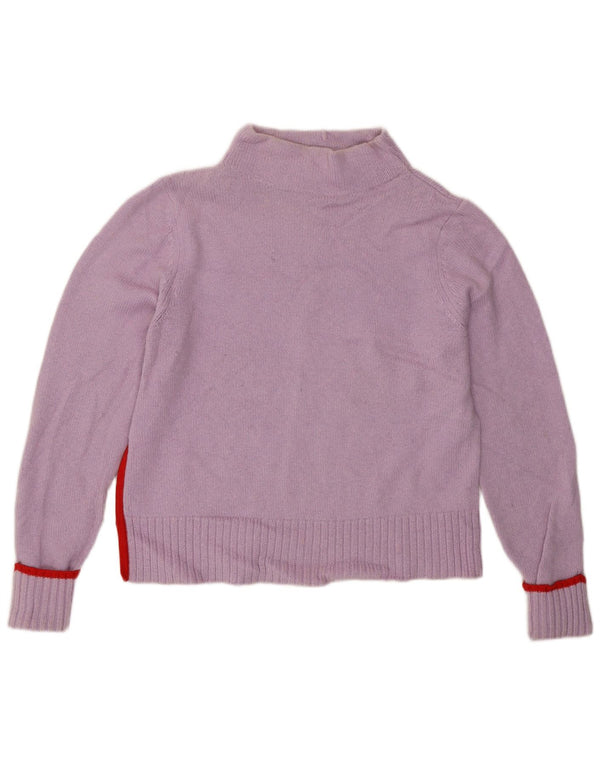 MINT VELVET Ženski džemper s kornjačičastim ovratnikom UK 12 Srednje ljubičasti poliamid