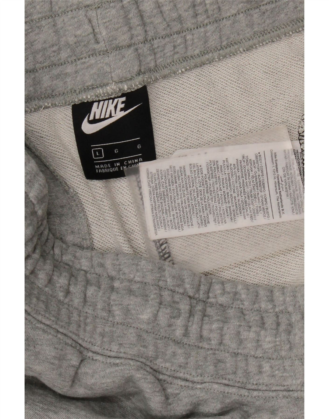 Nike muške sportske kratke hlače velike crne boje, pamuk