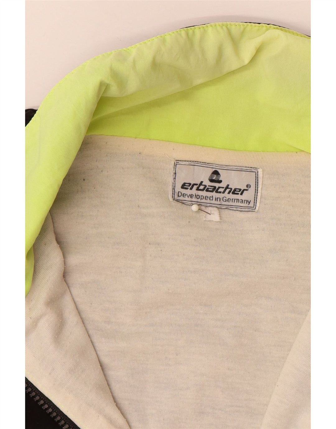 ERBACHER Muška grafička kišna jakna UK 40 velika crna poliamidna boja