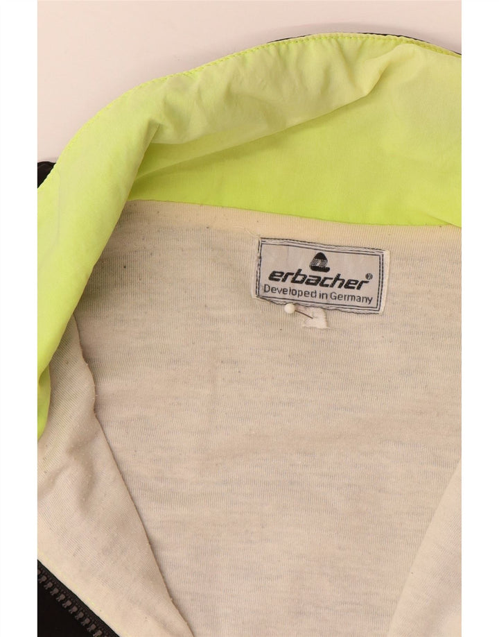 ERBACHER Muška grafička kišna jakna UK 40 velika crna poliamidna boja