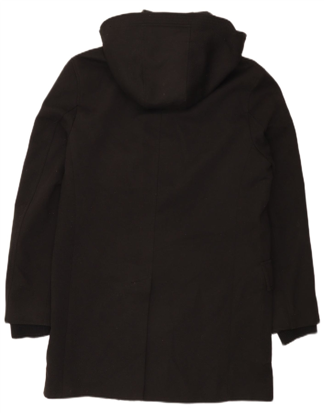 Zara muška parka jakna s kapuljačom UK 38 srednji crni poliester