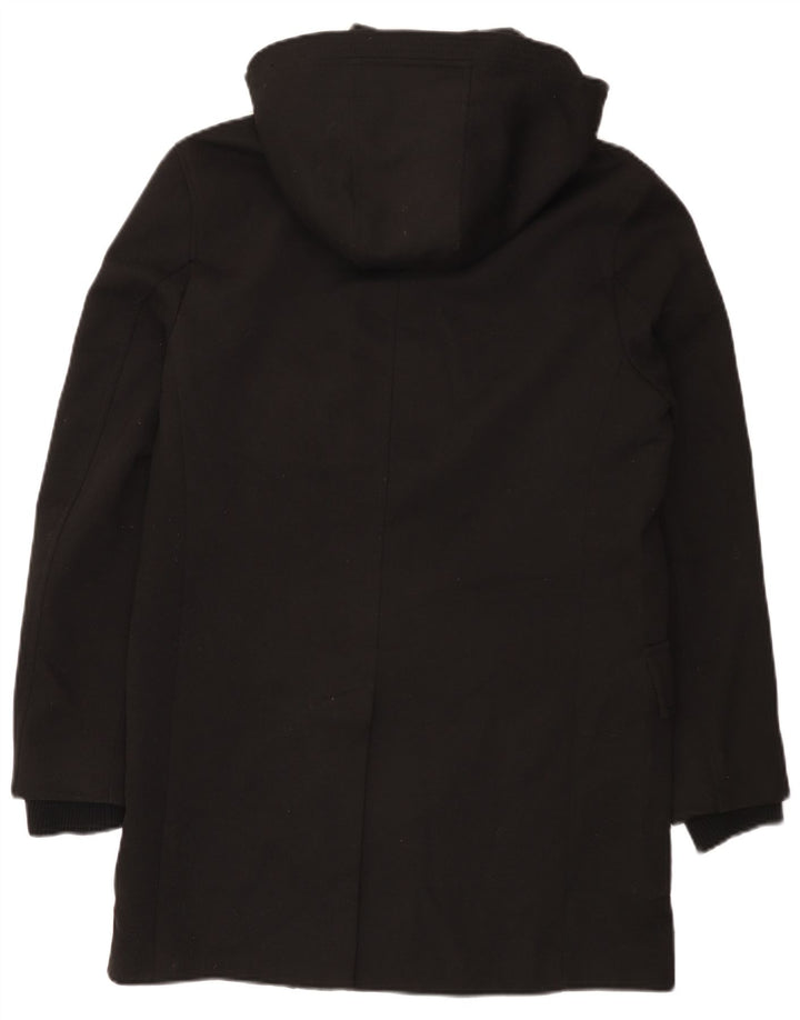 Zara muška parka jakna s kapuljačom UK 38 srednji crni poliester