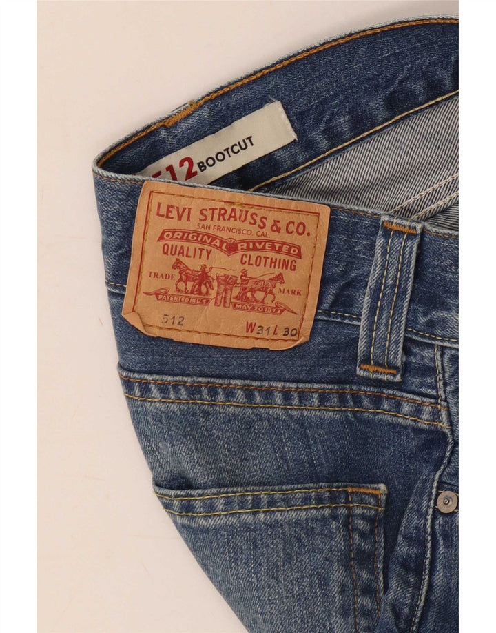 Levi's muške kratke traper hlače 512 W31 srednje plave
