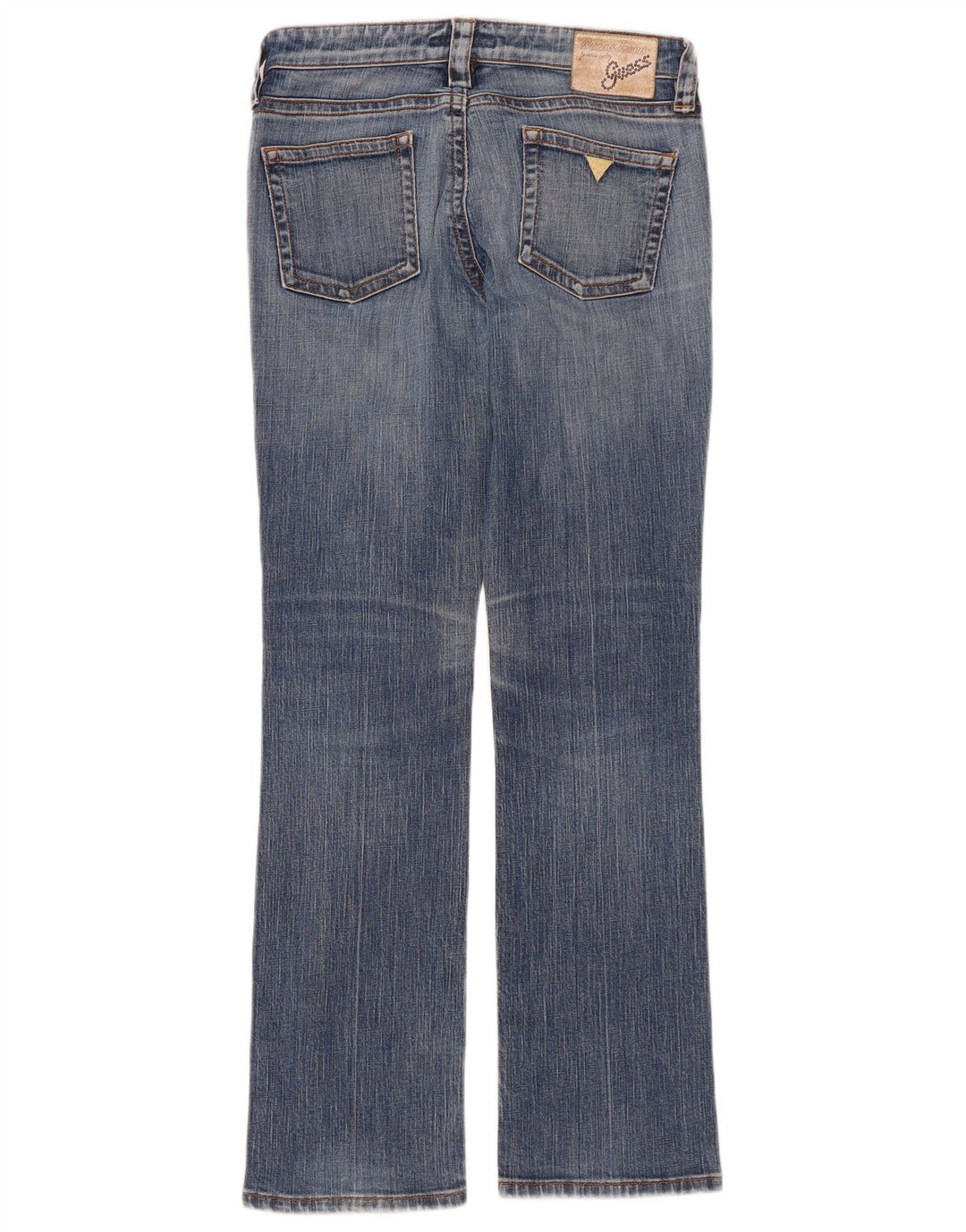 GUESS Ženske ravne traperice W29 L30 plavi pamuk