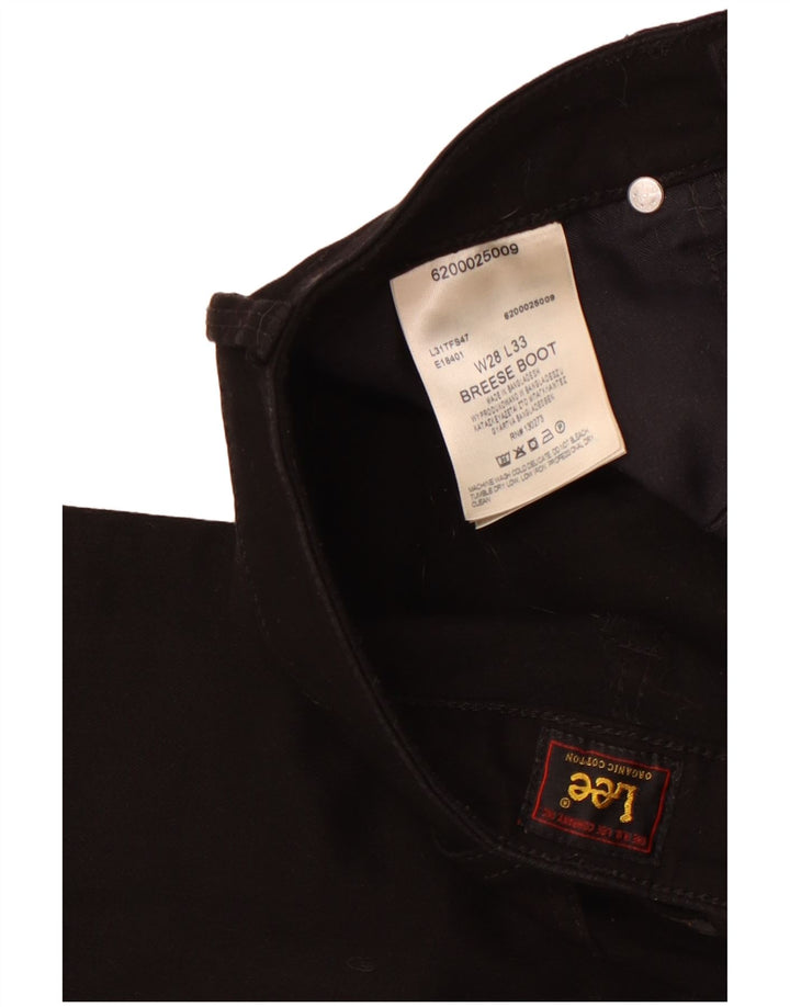 Lee Ženske Breese Bootcut traperice W28 L33 crni pamuk