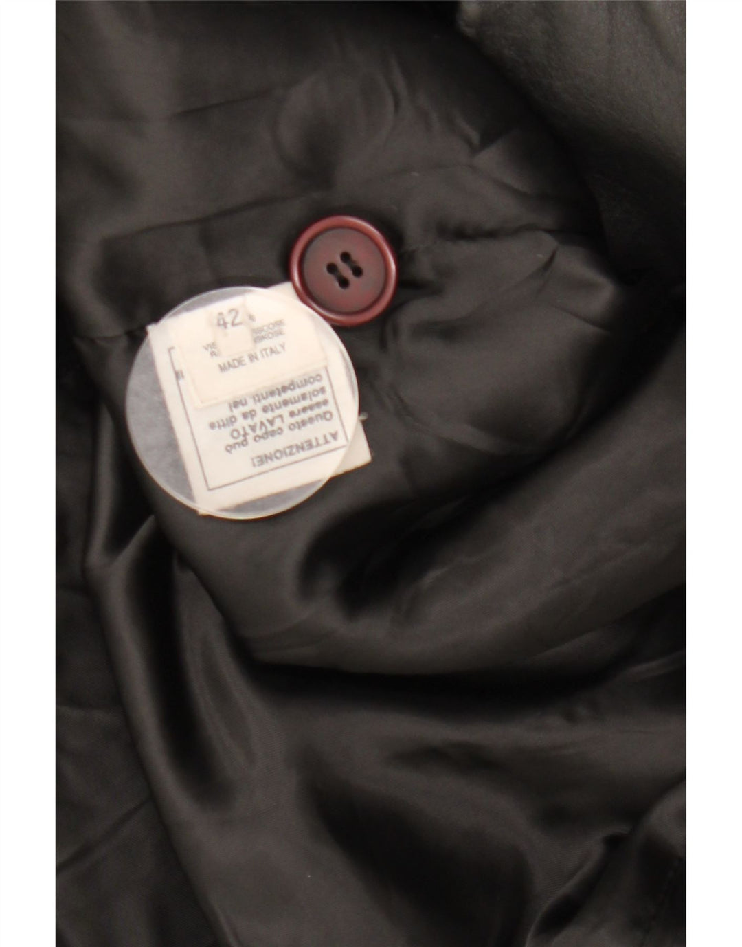 Vintage ženski kožni kaput IT 42 srednje crna koža