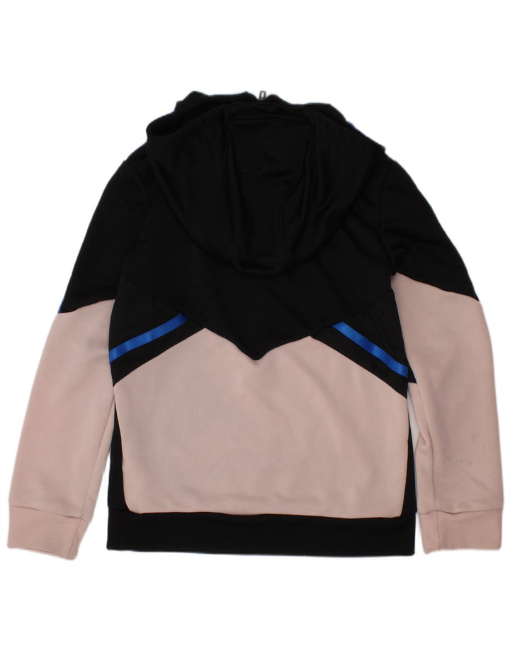 ADIDAS majica s kapuljačom Manchester United za djevojčice 7-8 godina crne boje