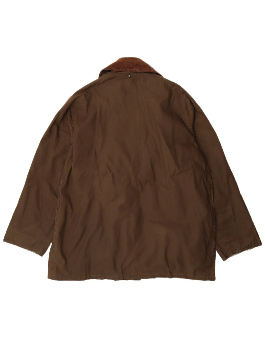 Vintage muška labava jakna od voštanog pamuka UK 36 mala kaki poliester