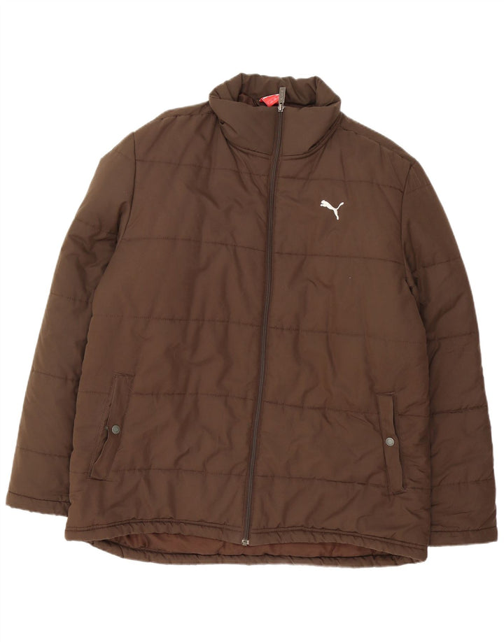 Puma muška podstavljena jakna UK 40 Large Brown