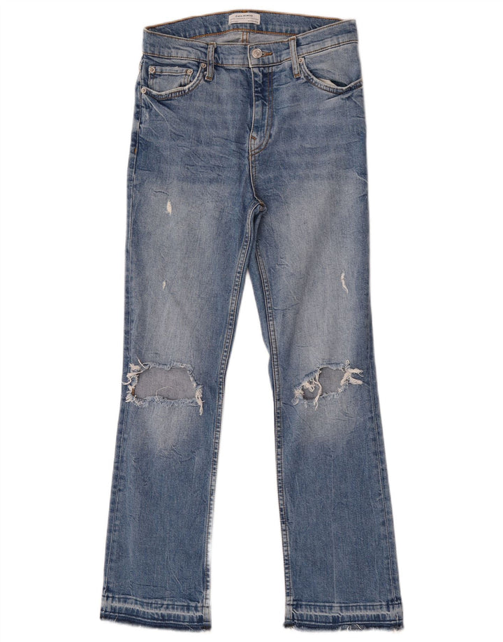 Zara ženske traperice s čizmama EU 36 XS W26 L27 plave