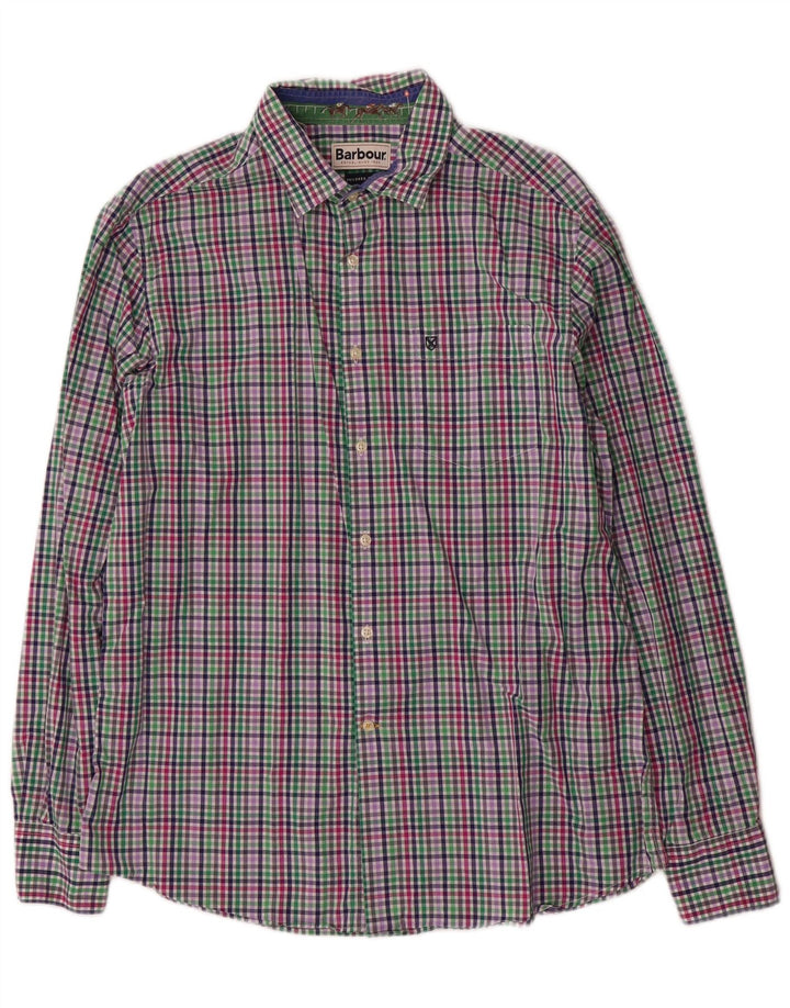 Barbour muška krojena košulja velikog raznobojnog kariranog pamuka