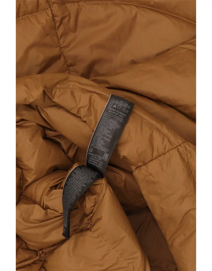Marks & Spencer ženski podstavljeni kaput s kapuljačom UK 8 Small Brown