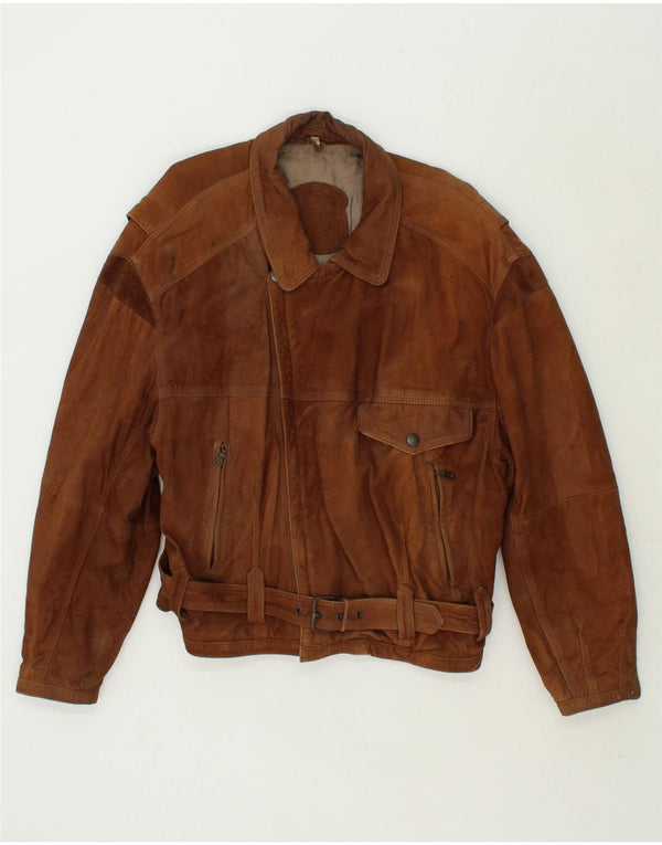 VINTAGE muška antilop jakna IT 56 3XL smeđa koža