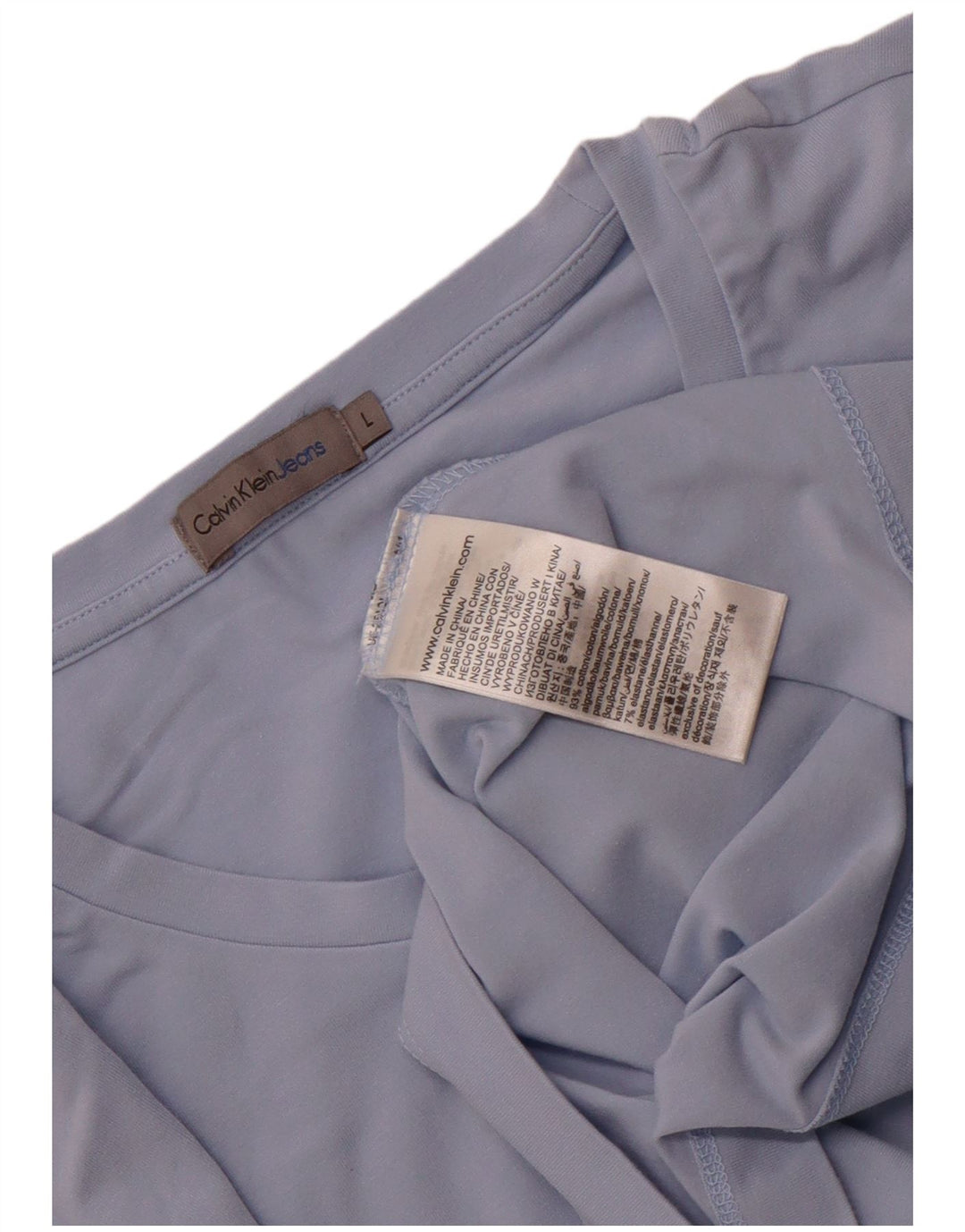 Calvin Klein Jeans Muška majica kratkih rukava s grafičkim motivima, veliki plavi pamuk