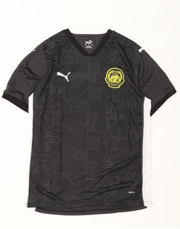 Puma muška majica s grafičkim motivima XL crni geometrijski poliester