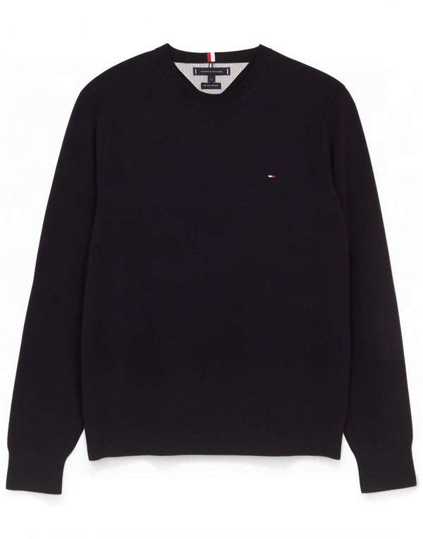 Tommy Hilfiger ženski džemper s okruglim izrezom UK 18 XL tamnoplavi pamuk