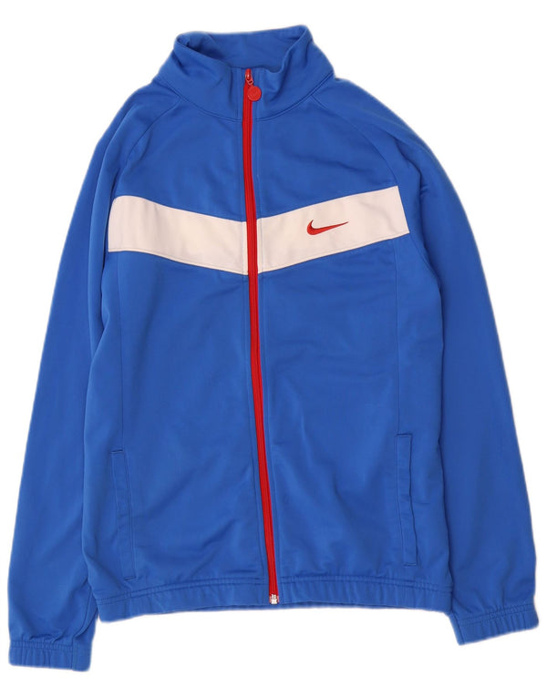 Nike Boys Trenirka Gornja jakna 13-14 godina XL plava poliesterska boja