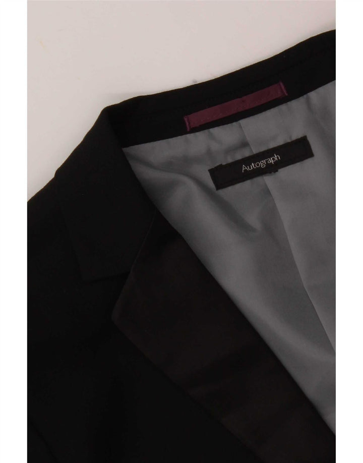 Marks & Spencer Ženski sako s 2 gumba UK 10 Mala crna