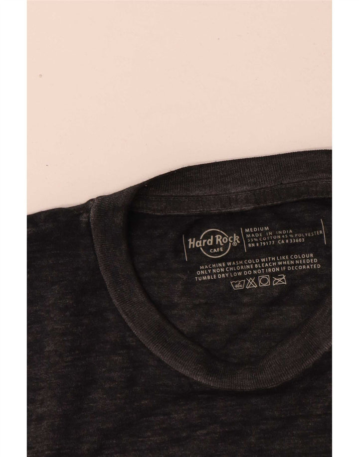 Hard Rock Cafe Muška majica kratkih rukava Malta Graphic T-Shirt Srednje sivi pamuk
