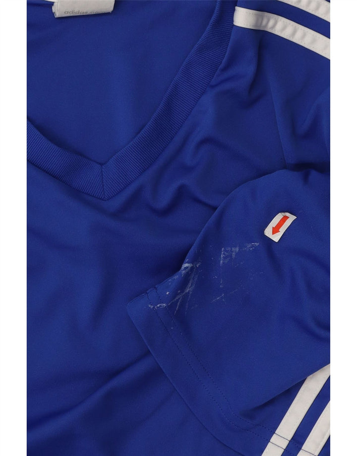 ADIDAS Muška Climalite majica kratkih rukava Veliki plavi poliester