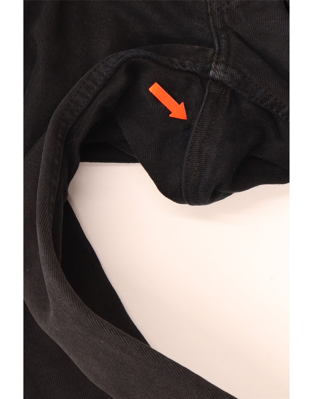 LEVI'S muške 501 ravne traperice W34 L36 crni pamuk