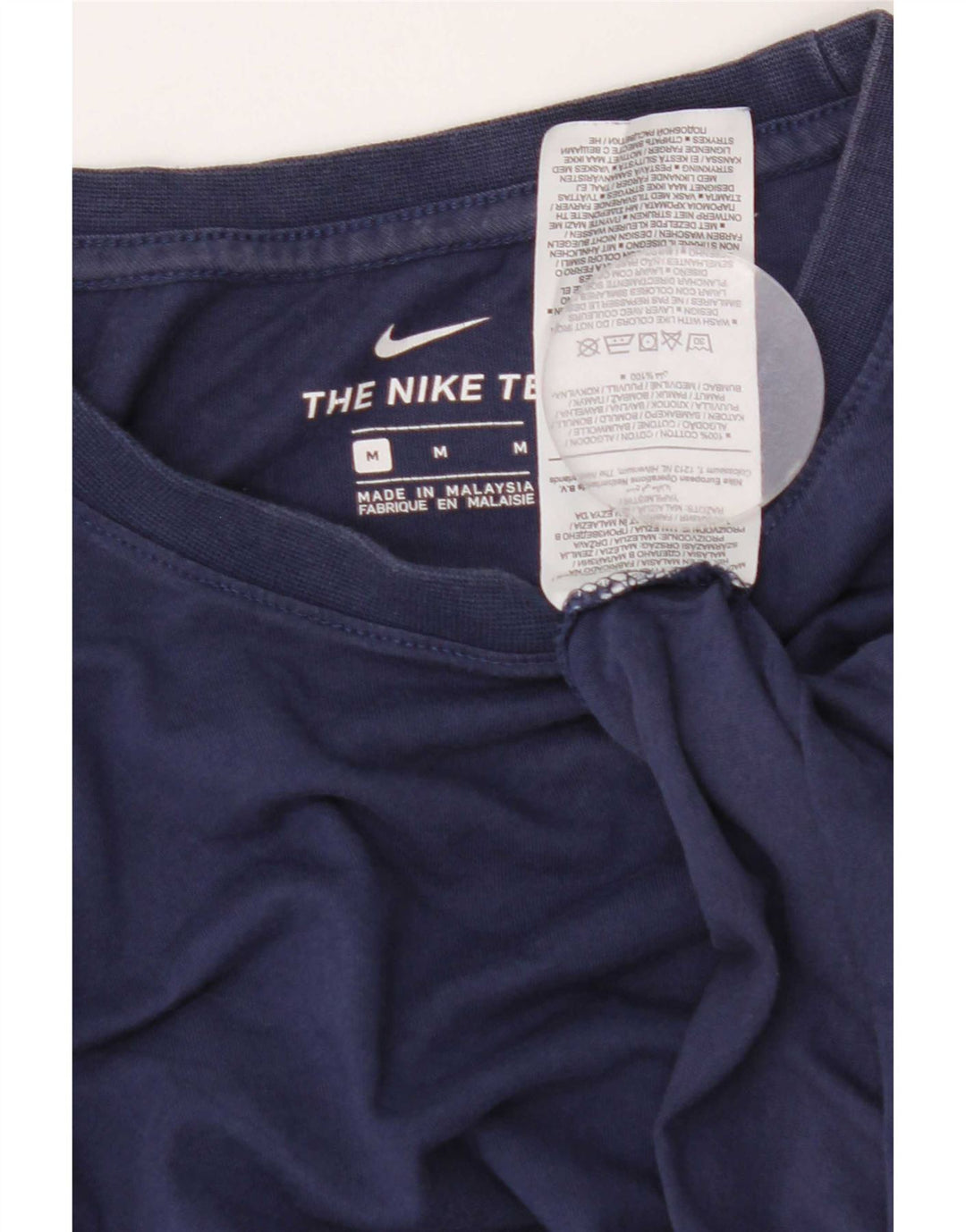 Nike muška majica kratkih rukava srednje tamnoplavi pamuk