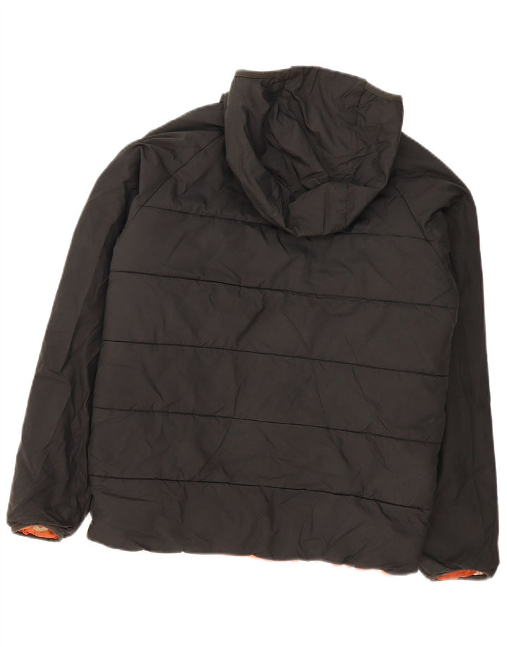 Velika crna jakna s kapuljačom za dječake North Face 13-14 godina