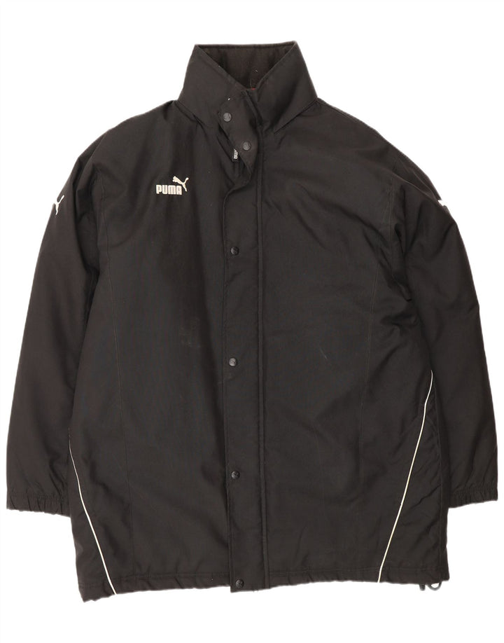 Puma muški podstavljeni kaput UK 40 veliki crni poliester