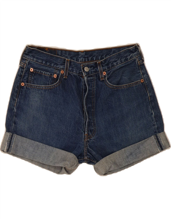 LEVI'S Womens 501 Denim Shorts W32 Medium Blue Cotton Vintage Levi's and Second-Hand Levi's from Messina Hembry 