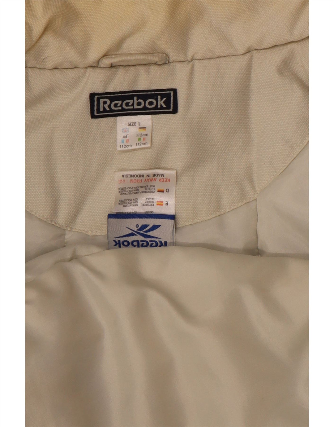 Reebok muška podstavljena jakna UK 40 Large Navy Blue Nylon