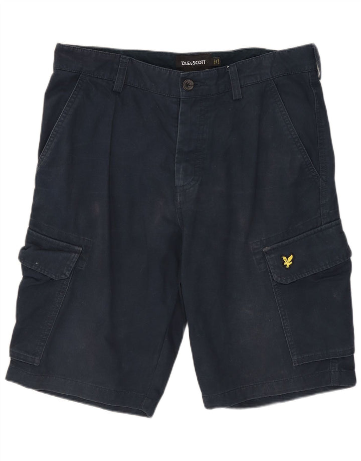 Lyle & Scott muške kargo kratke hlače W30 srednje tamnoplavi pamuk