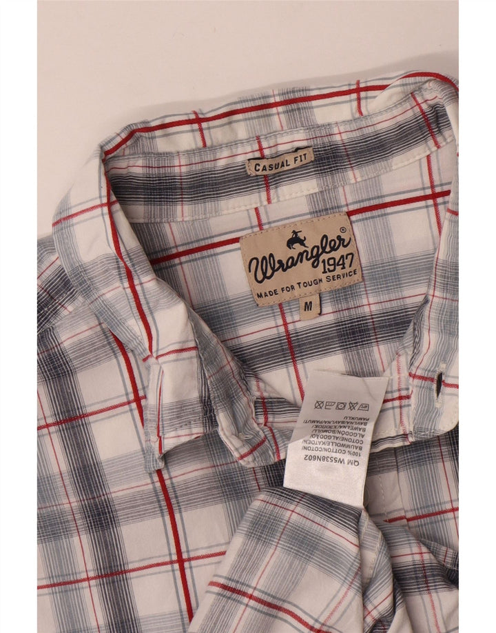 WRANGLER Muška Košulja Casual Fit Srednja Bijela Kockasta Pamuk