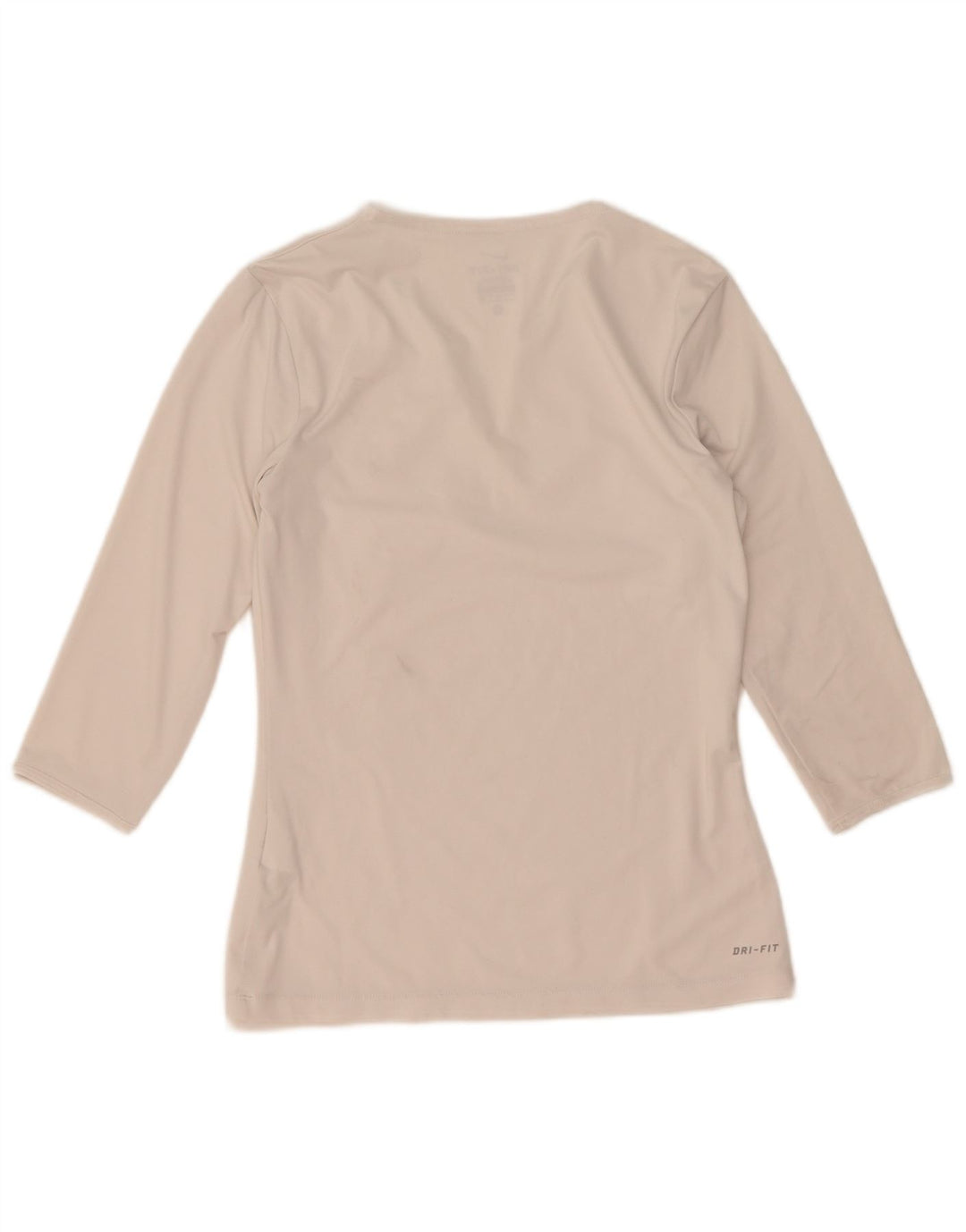 Nike Ženska Dri Fit Top majica s 3/4 rukavima UK 10 Mali bijeli poliester