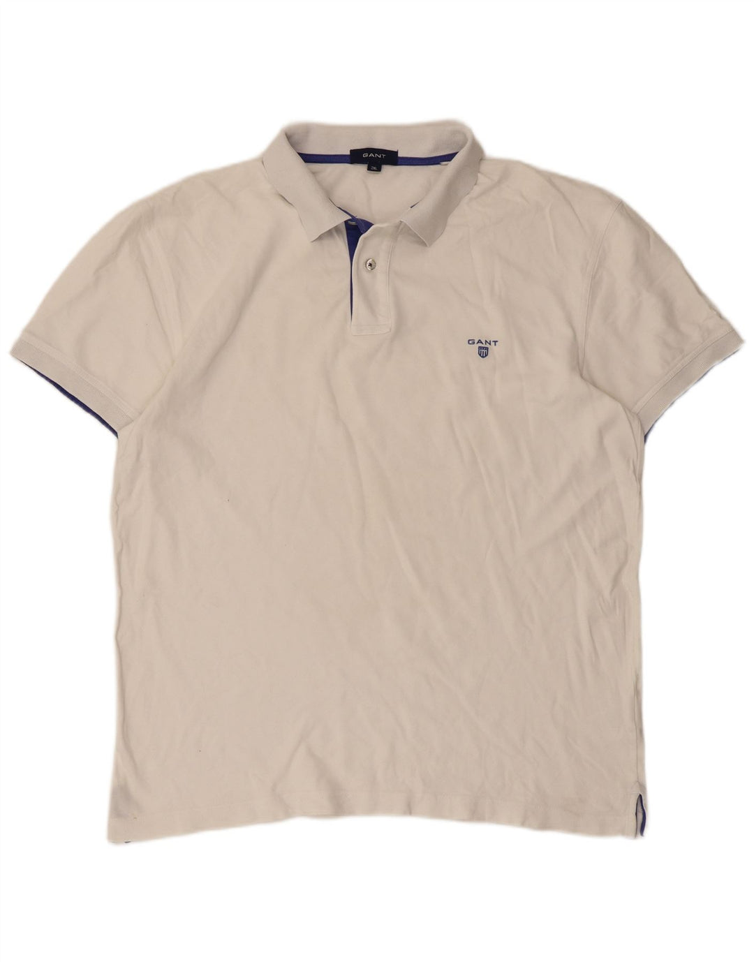 Gant muška polo majica 2XL bijela pamučna klasična