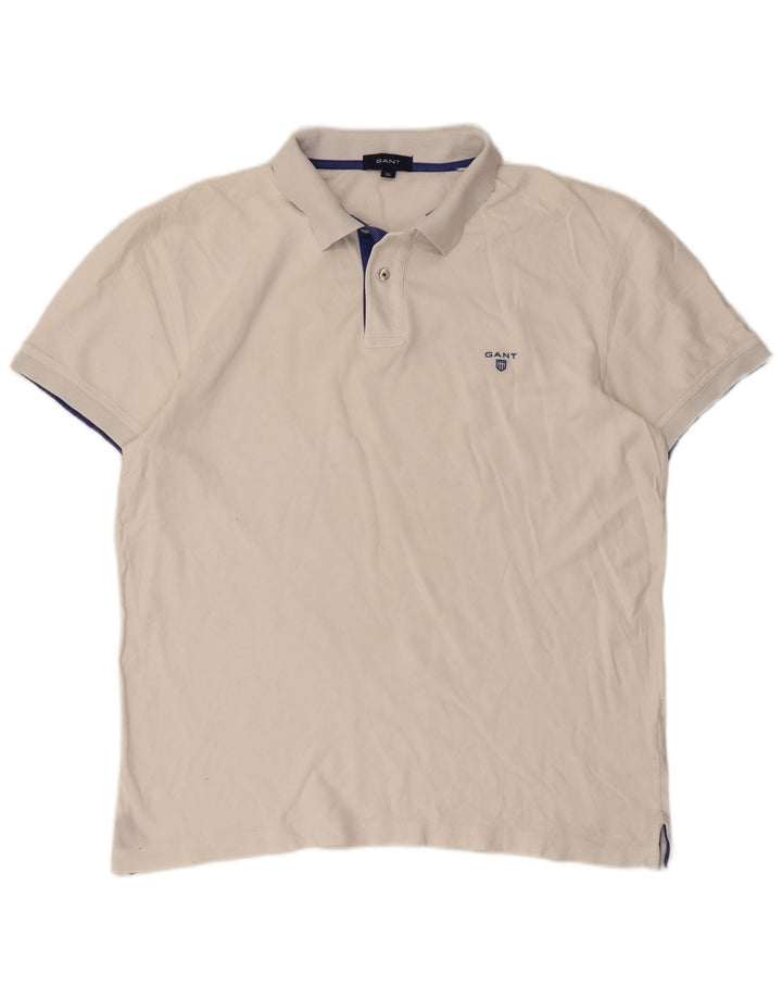 Gant muška polo majica 2XL bijela pamučna klasična