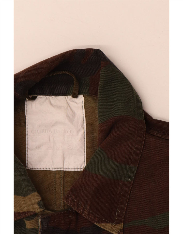 VINTAGE muška vojna majica velike kaki kamuflažne boje