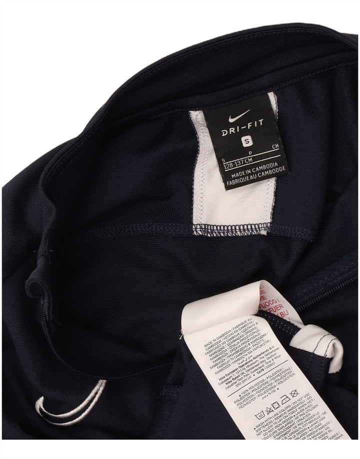 Nike Boys Dri Fit Gornja jakna za trenirku 8-9 godina Mala tamnoplava poliester