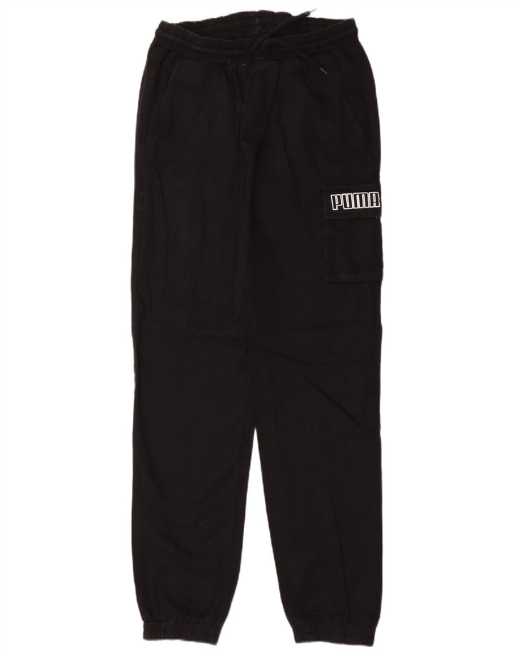 Puma muške Cargo Graphic Trenirke Hlače Joggers Srednje crni pamuk