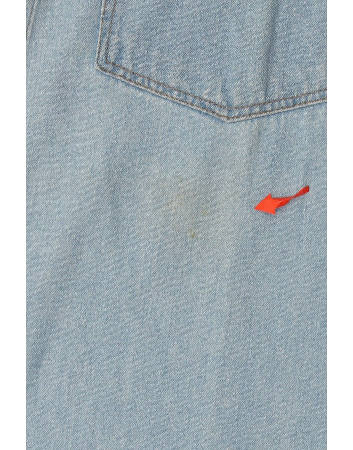 Vintage muška traper košulja Srednje plavi pamuk