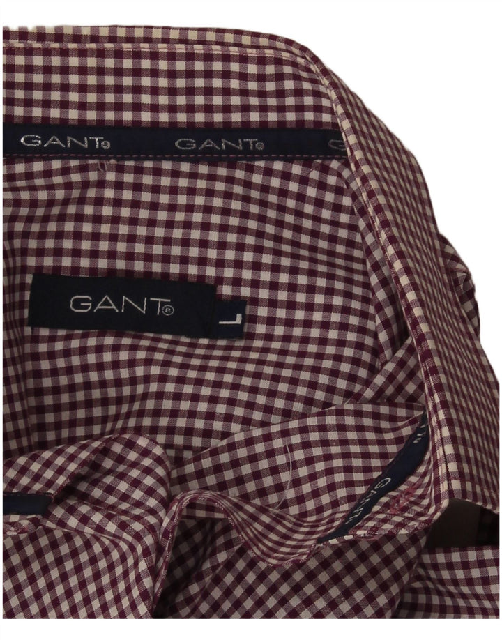 Gant muška košulja Large Burgundy Gingham