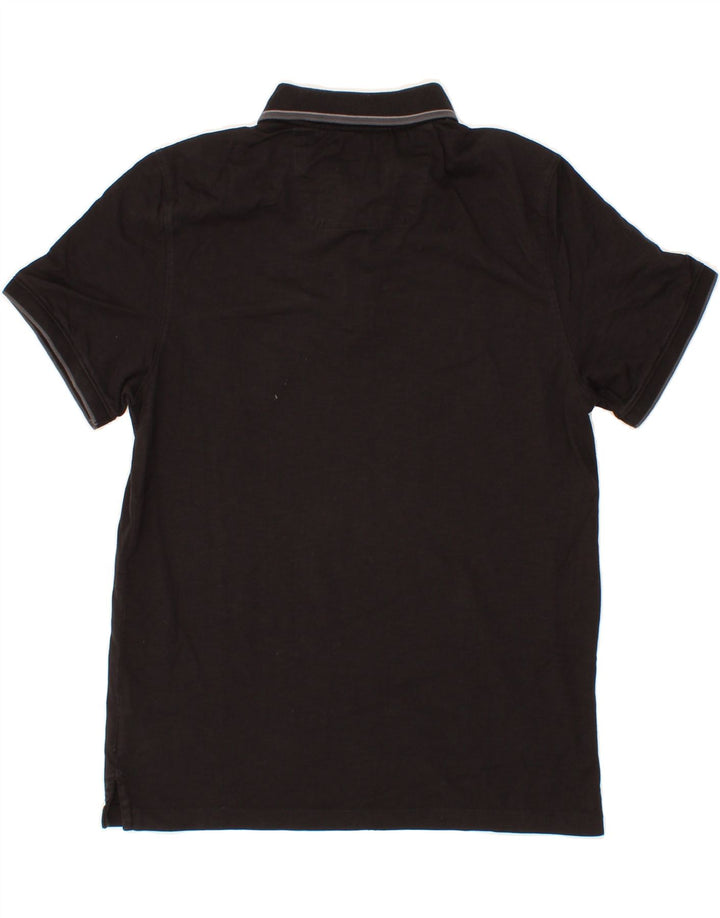 CALVIN KLEIN Mens Polo Shirt Small Black Cotton Vintage Calvin Klein and Second-Hand Calvin Klein from Messina Hembry 