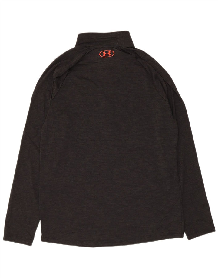 Muška majica s izrezom Under Armour, mala crna majica s izrezom