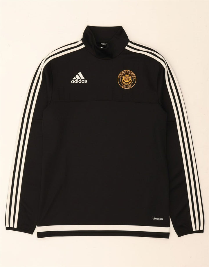 ADIDAS Mens Carrick Rangets 1989 Pullover Tracksuit Top Small Black