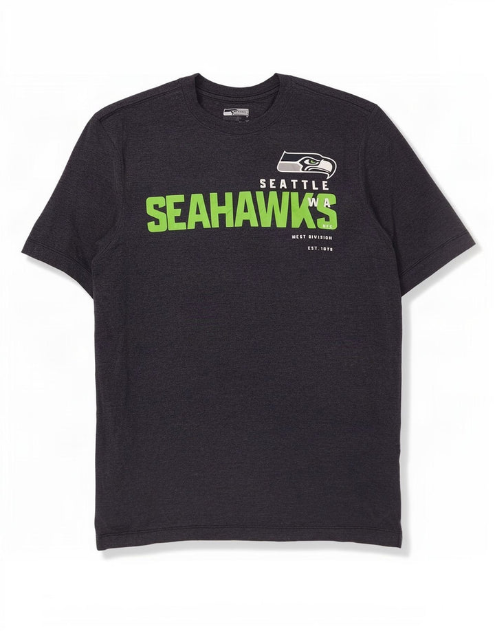 Nike Muška majica kratkih rukava Seattle Seahawks Graphic T-Shirt Srednje sivi poliester