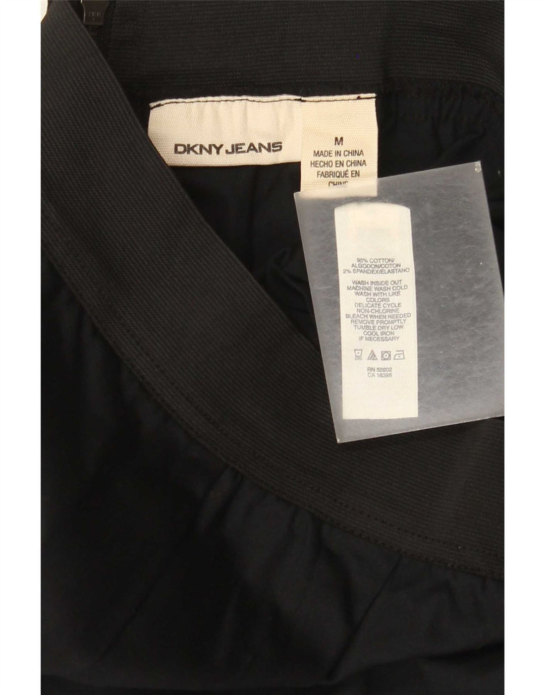 Dkny ženska mini suknja srednje veličine W28 crni pamuk