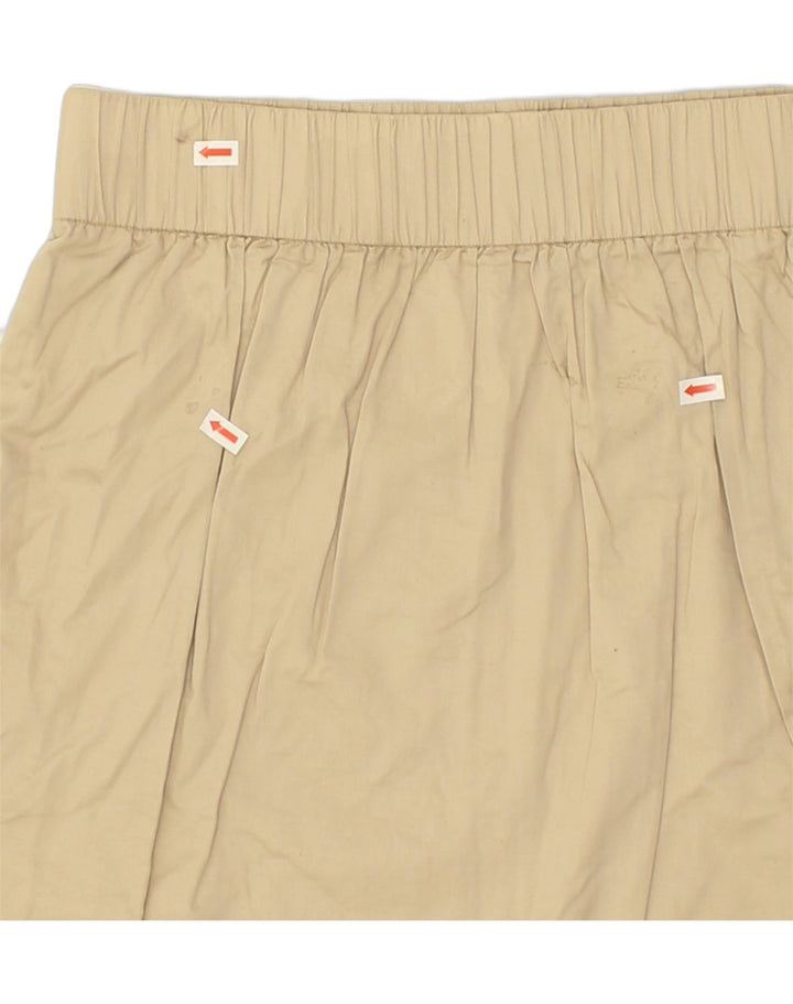 J. CREW Womens Straight Skirt US 4 Small W28 Beige Cotton | Vintage J. Crew | Thrift | Second-Hand J. Crew | Used Clothing | Messina Hembry 